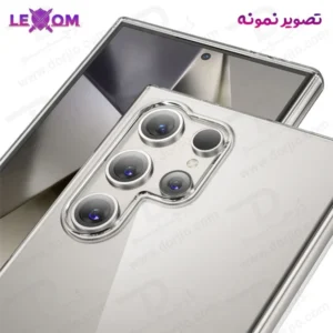 خرید قاب شفاف تمام کریستالی Samsung Galaxy S25 Ultra مارک LEXOM