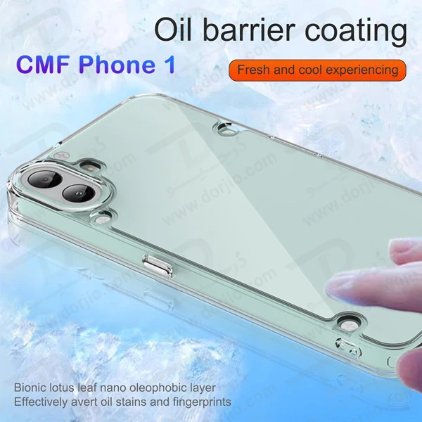 خرید قاب کریستالی شفاف Nothing CMF Phone 1 مارک LEXOM