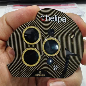 خرید محافظ لنز دوربین رینگی فلزی iPhone 16 Pro Max مارک Chelipa