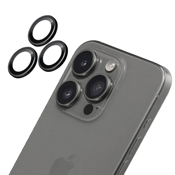 خرید محافظ لنز دوربین رینگی فلزی iPhone 16 Pro Max