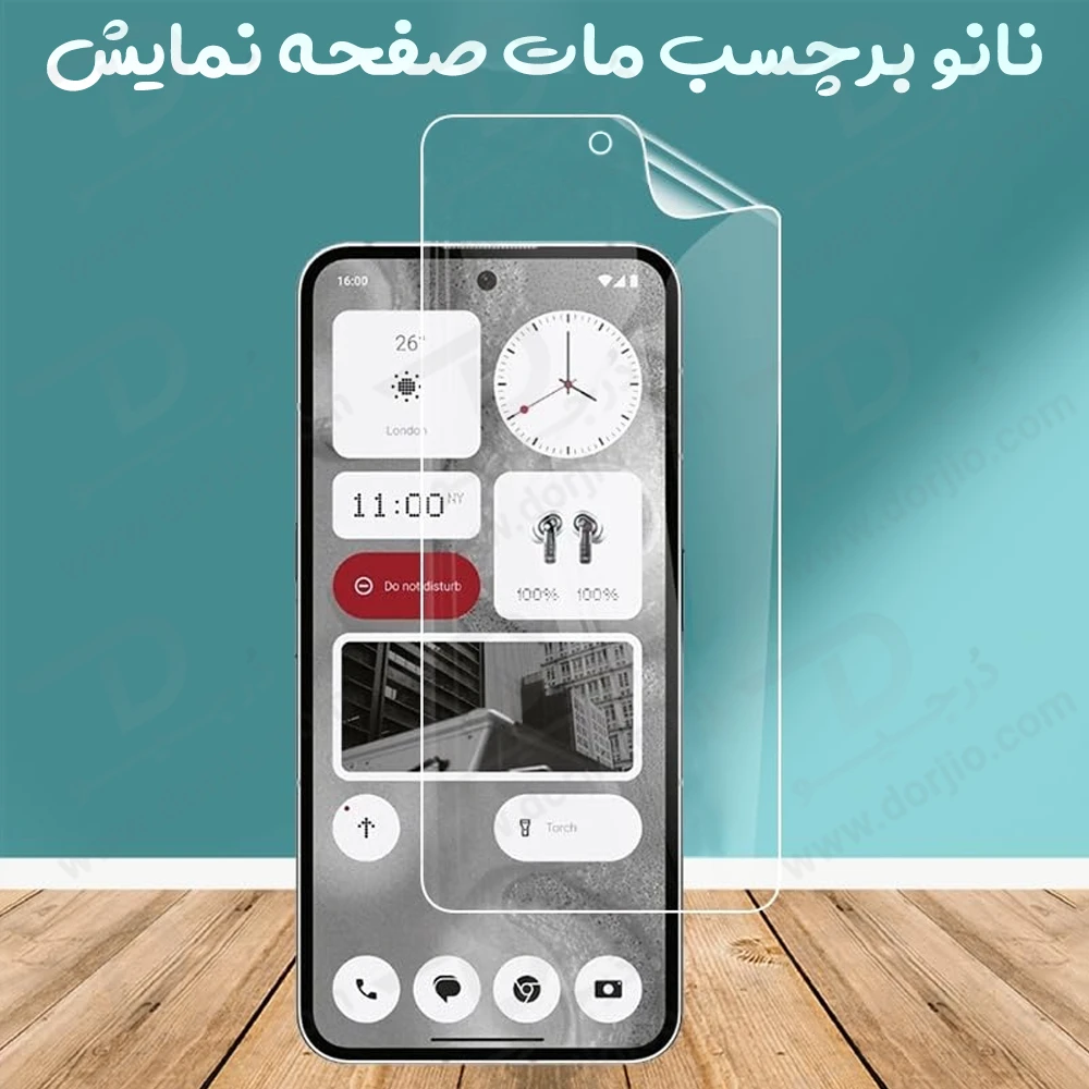 خرید نانو برچسب مات صفحه نمایش Nothing Phone 3a Pro
