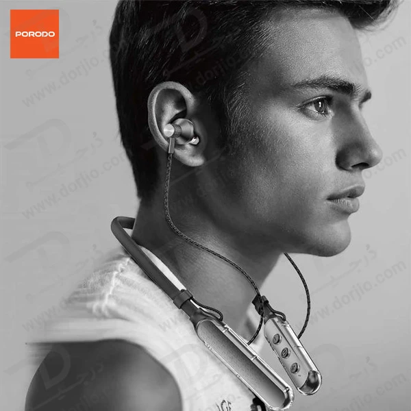 خرید هندزفری بلوتوثی گردنی مارک Porodo مدل Soundtec SV Pro Neckband
