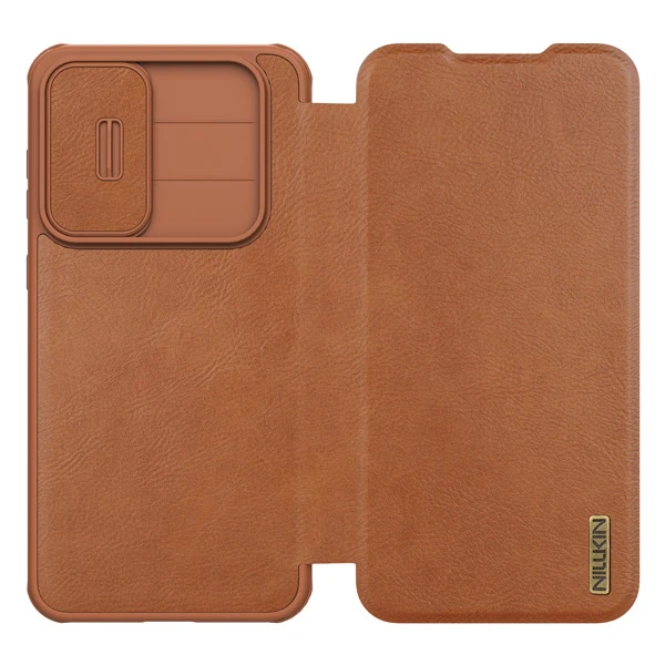 خرید کیف چرمی محافظ دوربین دار Samsung Galaxy A36 مارک نیلکین مدل Qin Pro