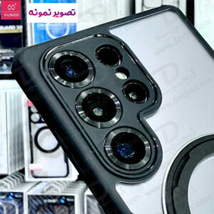 خرید گارد شفاف رینگ استند 360 درجه مگ سیف Samsung Galaxy S25 مارک XUNDD سری Beatle Rotatable