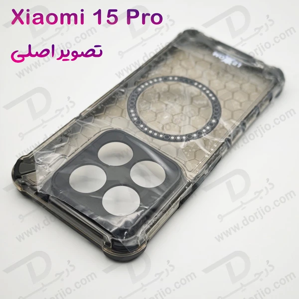 خرید گارد ضد ضربه هیبریدی مگ سیف Xiaomi 15 Pro مارک LEXOM