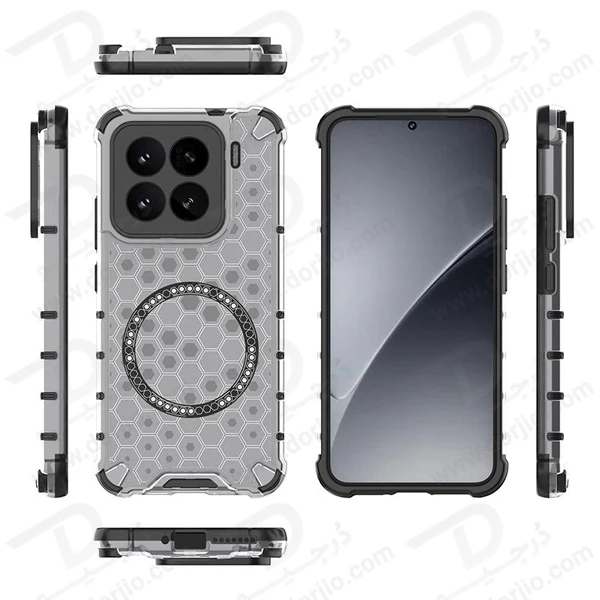 خرید گارد ضد ضربه هیبریدی مگ سیف Xiaomi 15 Pro مارک LEXOM