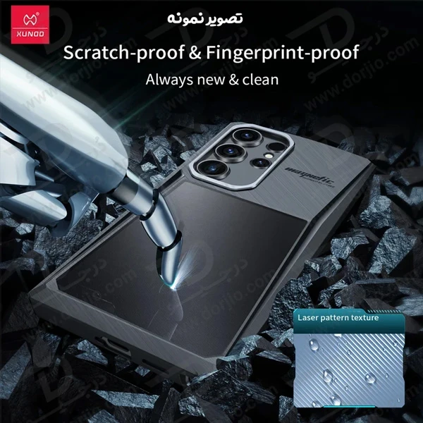 خرید گارد ضد ضربه پشت مات Samsung Galaxy S25 Ultra مارک XUNDD مدل Cyber
