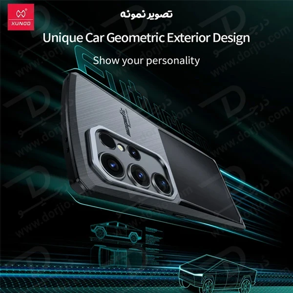 خرید گارد ضد ضربه پشت مات Samsung Galaxy S25 Ultra مارک XUNDD مدل Cyber