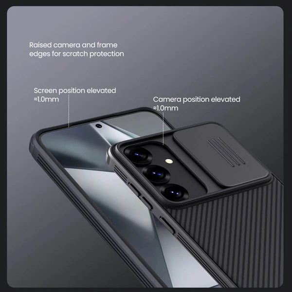 خرید گارد ضد ضربه Samsung Galaxy S25 مارک نیلکین مدل Camshield Pro