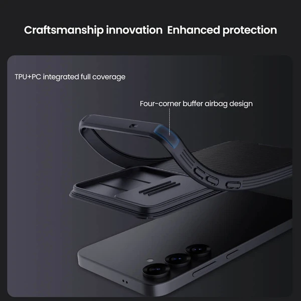 خرید گارد ضد ضربه Samsung Galaxy S25 مارک نیلکین مدل Camshield Pro