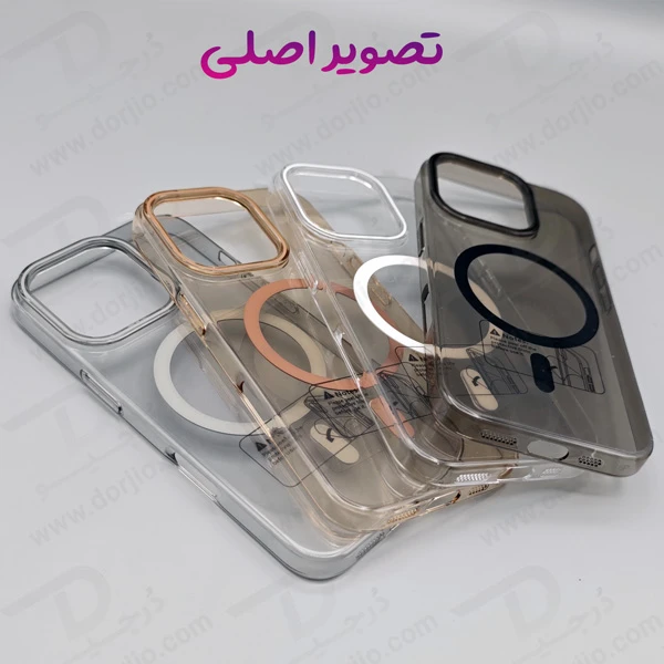 خرید گارد کریستالی رنگی مگ سیف iPhone 16 Pro