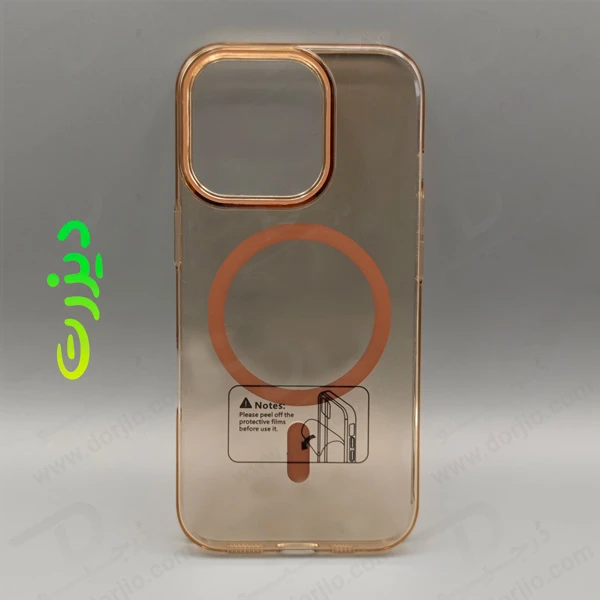 خرید گارد کریستالی شفاف رنگی مگ سیف iPhone 16 Pro