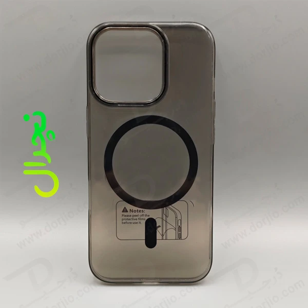 خرید گارد کریستالی شفاف رنگی مگ سیف iPhone 16 Pro