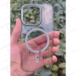 خرید گارد کریستالی شفاف رنگی مگ سیف iPhone 16 Pro