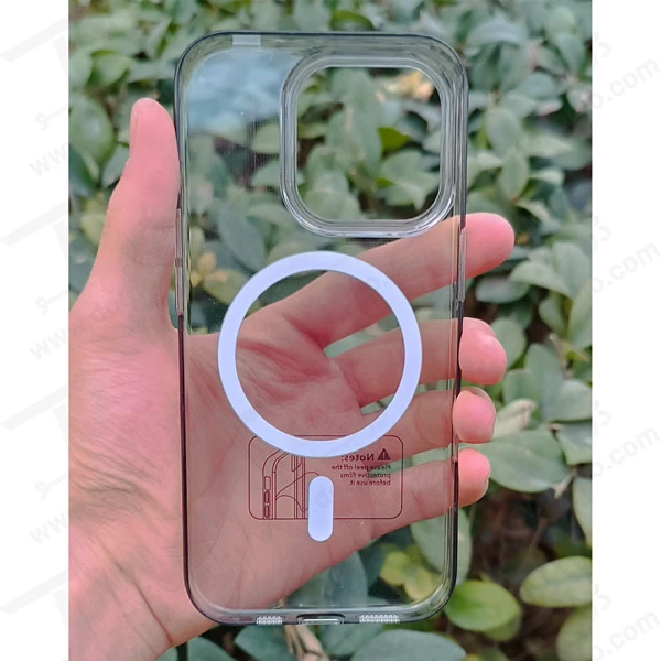 خرید گارد کریستالی شفاف رنگی مگ سیف iPhone 16 Pro