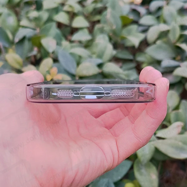 خرید گارد کریستالی شفاف رنگی مگ سیف iPhone 16 Pro