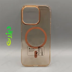 خرید گارد کریستالی شفاف رنگی مگ سیف iPhone 16 Pro Max