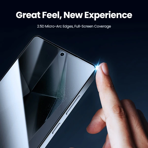 خرید گلس حریم شخصی با ابزار مخصوص نصب Samsung Galaxy S25 Ultra مارک نیلکین مدل Guardian
