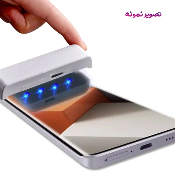 خرید گلس UV تمام شفاف تمام صفحه Xiaomi Poco X7 5G