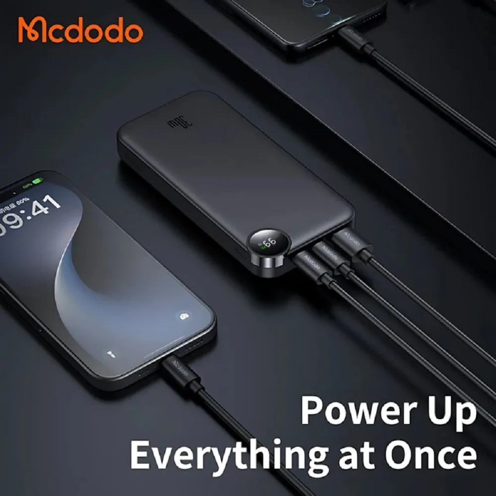 پاور بانک ۱۰ هزار ۳۰ وات مکدودو مدل Mcdodo MC-3850