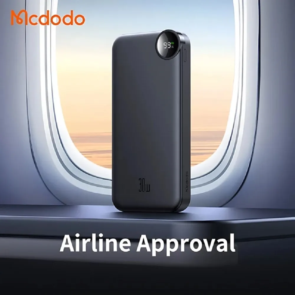 پاور بانک ۱۰ هزار ۳۰ وات مکدودو مدل Mcdodo MC-3850پاور بانک ۱۰ هزار ۳۰ وات مکدودو مدل Mcdodo MC-3850 