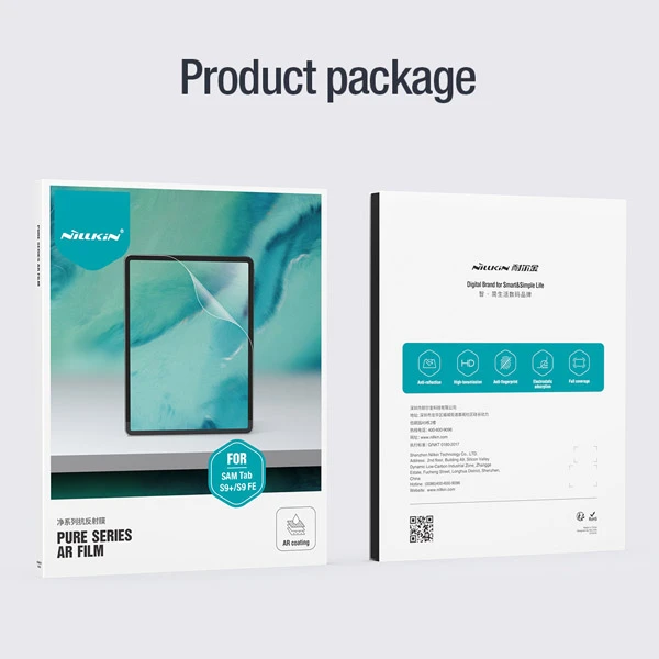 خرید برچسب صفحه نمایش تبلت Samsung Galaxy Tab S10 Plus مارک نیلکین مدل Pure series AR Film خرید برچسب صفحه نمایش تبلت Samsung Galaxy Tab S10 Plus مارک نیلکین مدل Pure series AR Film