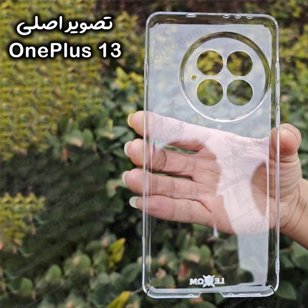 خرید قاب شفاف تمام کریستالی OnePlus 13 مارک LEXOM