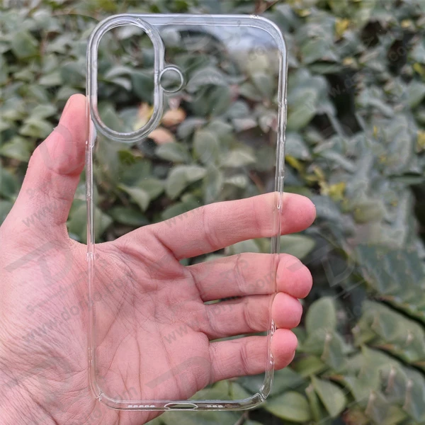 خرید قاب شفاف تمام کریستالی iPhone 16 مارک LEXOM