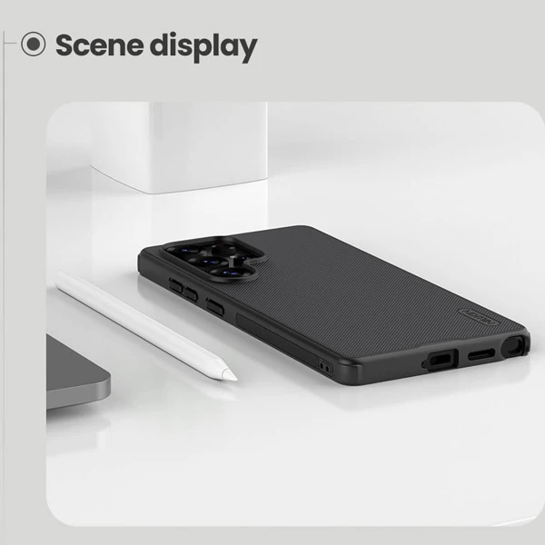 خرید قاب ضد ضربه Samsung Galaxy S25 Ultra مارک نیلکین مدل Super Frosted Shield Pro