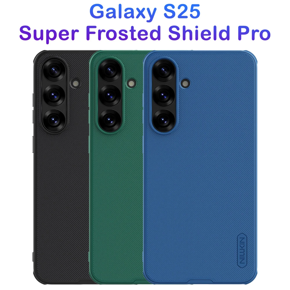 قاب ضد ضربه Samsung Galaxy S25 مارک نیلکین مدل Super Frosted Shield Pro