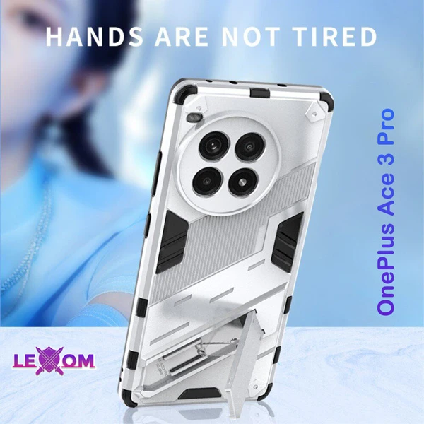 خرید قاب ضد ضربه استند دار OnePlus Ace 3 Pro مارک LEXOM