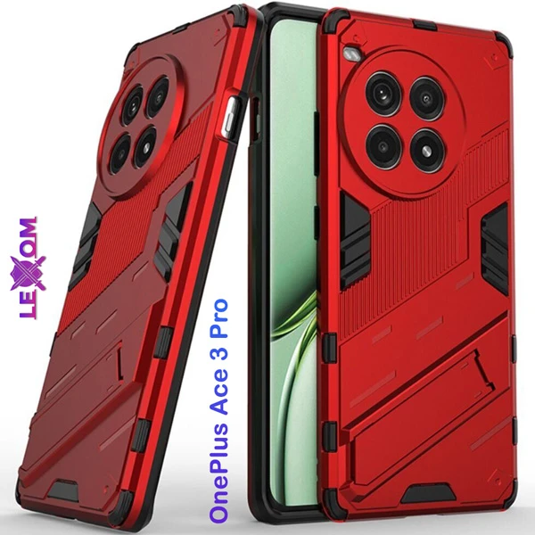 خرید قاب ضد ضربه استند دار OnePlus Ace 3 Pro مارک LEXOM