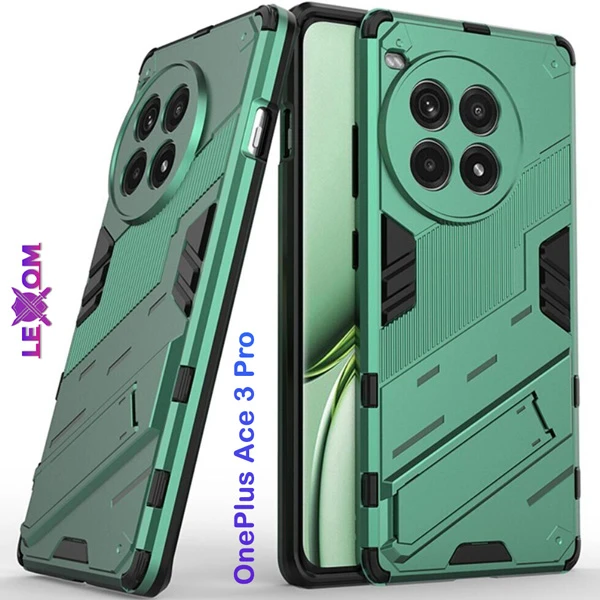 خرید قاب ضد ضربه استند دار OnePlus Ace 3 Pro مارک LEXOM