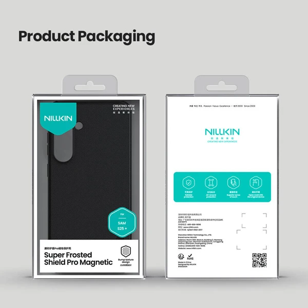 خرید قاب ضد ضربه مگنتی Samsung Galaxy S25 Plus مارک نیلکین مدل Super Frosted Shield Pro Magnetic