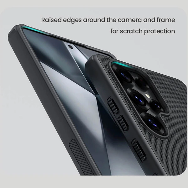 خرید قاب ضد ضربه مگنتی Samsung Galaxy S25 Ultra مارک نیلکین مدل Super Frosted Shield Pro Magnetic