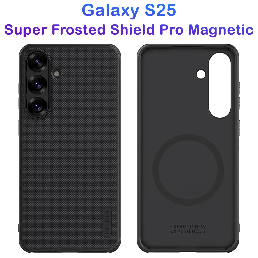 قاب ضد ضربه مگنتی Samsung Galaxy S25 مارک نیلکین مدل Super Frosted Shield Pro Magnetic
