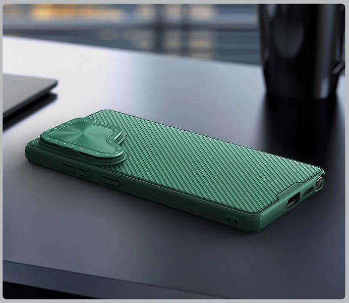 خرید قاب ضد ضربه کمرا استند Samsung Galaxy S25 Ultra مارک نیلکین مدل Camshield Prop