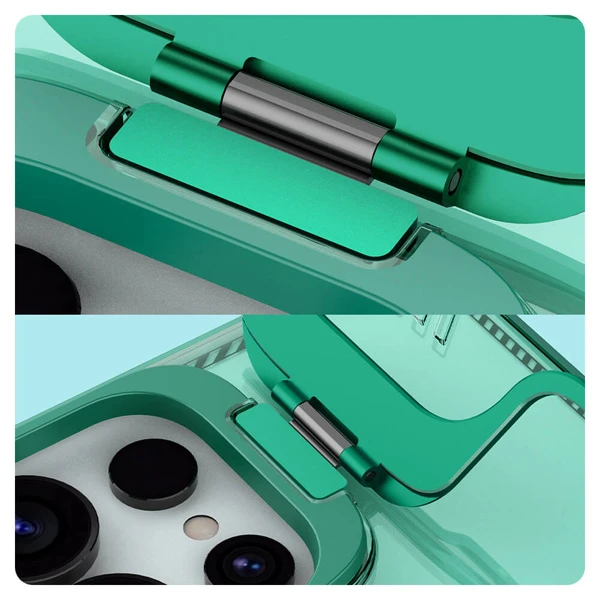 خرید قاب کریستالی استند دار Samsung Galaxy S25 Ultra مارک نیلکین مدل Iceblade Prop Frame