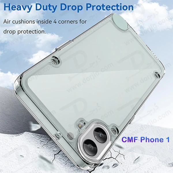 خرید قاب کریستالی شفاف Nothing CMF Phone 1 مارک LEXOM