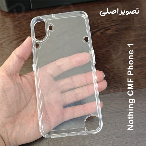 خرید قاب کریستالی شفاف Nothing CMF Phone 1 مارک LEXOM خرید قاب کریستالی شفاف Nothing CMF Phone 1 مارک LEXOM