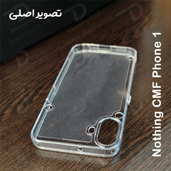 خرید قاب کریستالی شفاف Nothing CMF Phone 1 مارک LEXOM خرید قاب کریستالی شفاف Nothing CMF Phone 1 مارک LEXOM