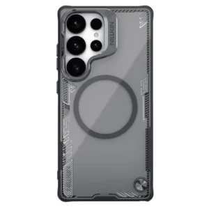 خرید قاب کریستالی مگنتی استند دار Samsung Galaxy S25 Ultra مارک نیلکین مدل Iceblade Prop Magnetic Frame