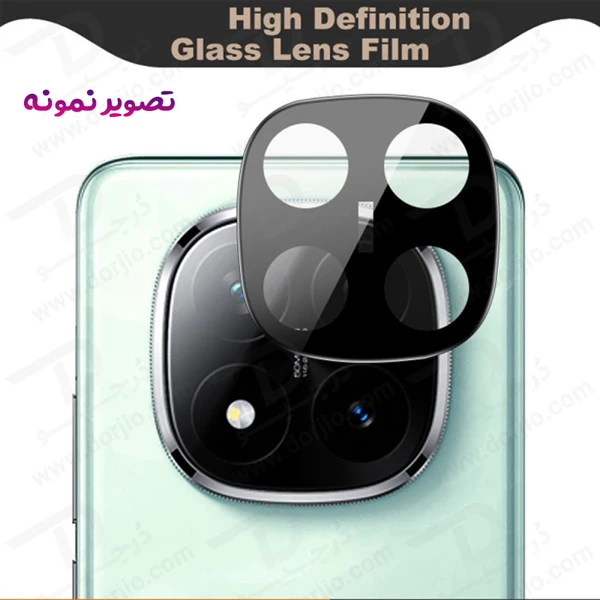 خرید محافظ لنز 9H شیشه ای Xiaomi Poco X7 5G مدل 3D