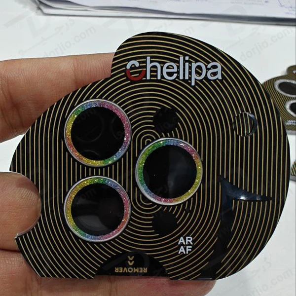 خرید محافظ لنز دوربین رینگی فلزی iPhone 14 Pro Max مارک Chelipa