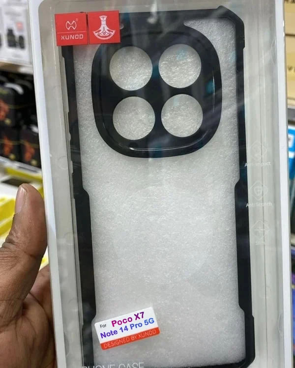 خرید کریستال شیلد شفاف Xiaomi Poco X7 5G مارک XUNDD سری Beatle-Dorjio