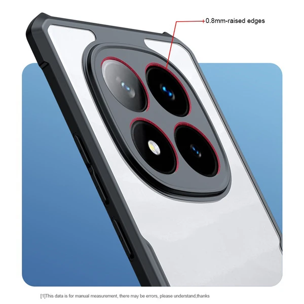 خرید کریستال شیلد شفاف Xiaomi Redmi Note 14 Pro Plus مارک XUNDD سری Beatle