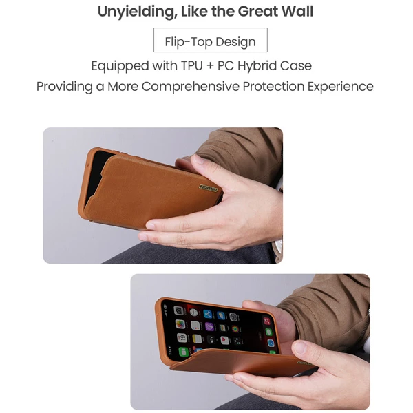 خرید کیف چرمی محافظ دوربین دار Samsung Galaxy A36 مارک نیلکین مدل Qin Pro خرید کیف چرمی محافظ دوربین دار Samsung Galaxy A36 مارک نیلکین مدل Qin Pro