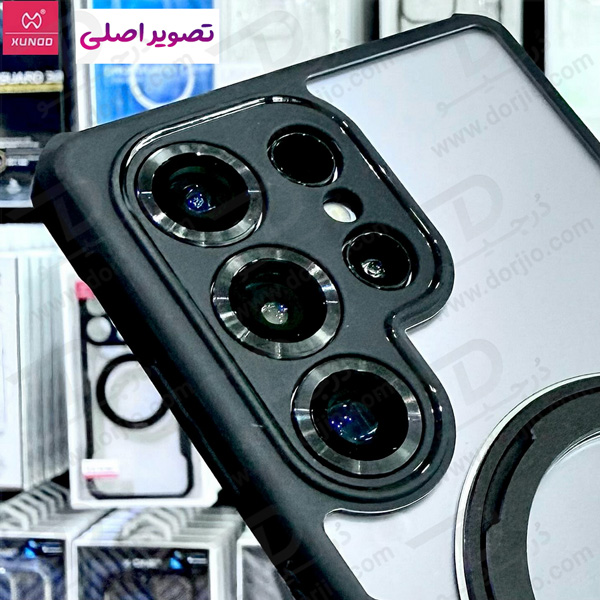 خرید گارد شفاف رینگ استند 360 درجه مگ سیف Samsung Galaxy S25 Ultra مارک XUNDD سری Beatle Rotatable خرید گارد شفاف رینگ استند 360 درجه مگ سیف Samsung Galaxy S25 Ultra مارک XUNDD سری Beatle Rotatable