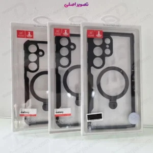 خرید گارد شفاف رینگ استند مگ سیف Samsung Galaxy S25 Plus مارک XUNDD سری Beatle Holder