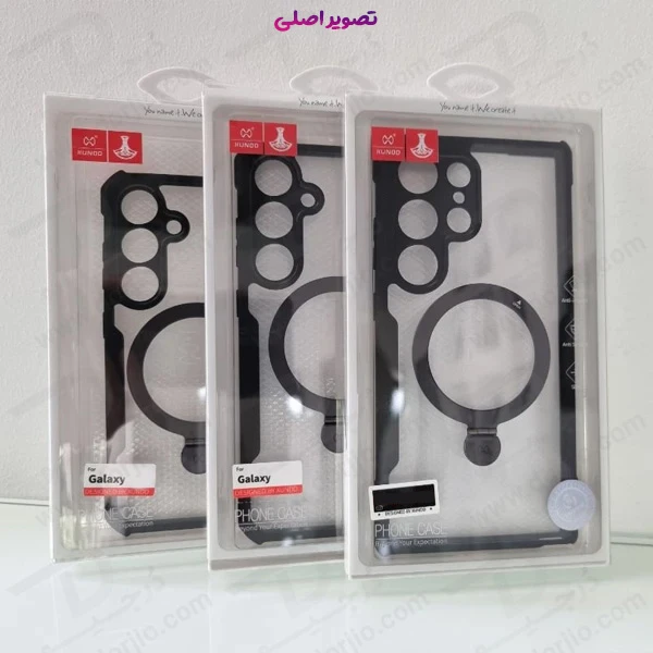 خرید گارد شفاف رینگ استند مگ سیف Samsung Galaxy S25 Plus مارک XUNDD سری Beatle Holder